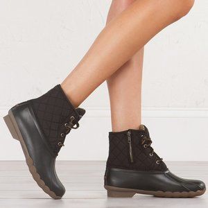 Sperry waterproof rubber boots